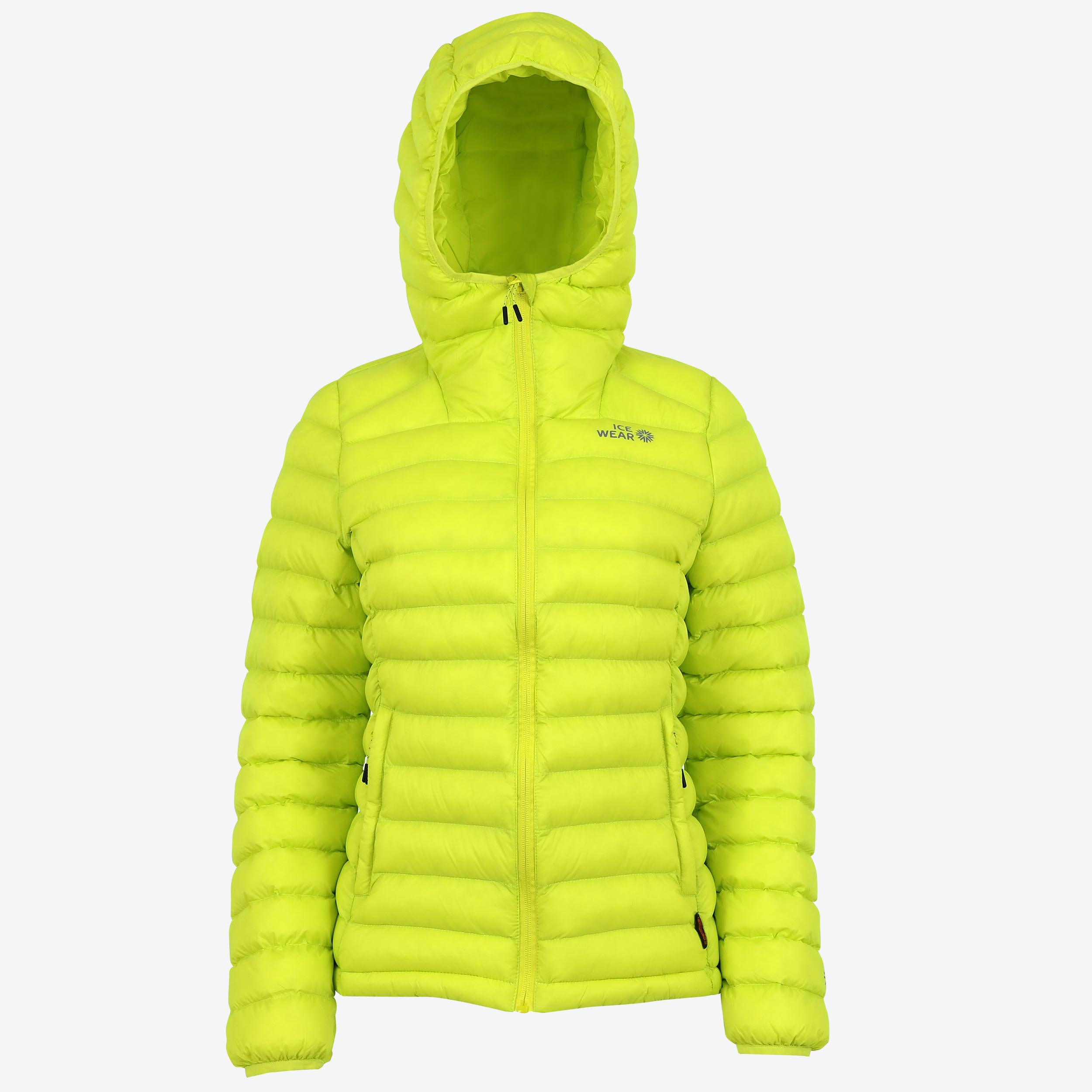 womens insulated hooded bright yellow jacket-1.jpeg